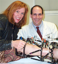 Photo of Colleen with Dr. Rozbruch