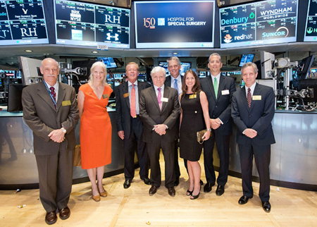 Members of the HSS Family at the NYSE on June 17th for the Closing Bell Ringing.