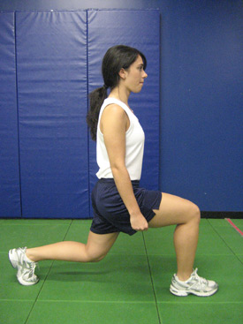 ACL Injury Prevention: split and walking lunge