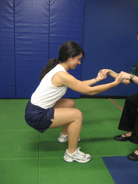 ACL Injury Prevention: Squats to strengthen quads