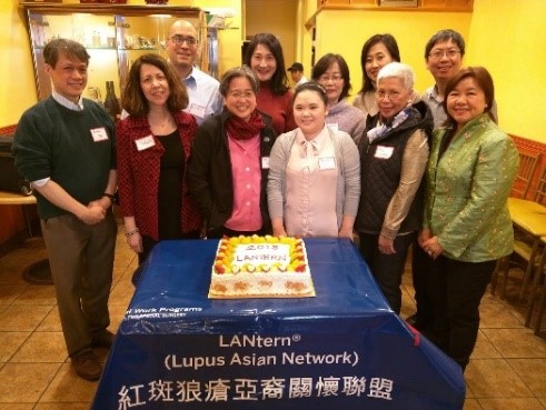 Photo of attendees at the LANtern Lunar New Year luncheon.