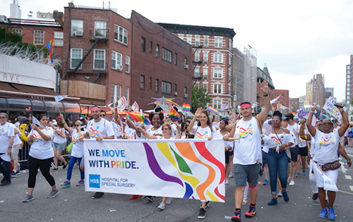 HSS marching at Gay Pride Parade 2018