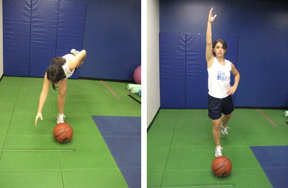 ACL Injury Prevention: Balance - Single leg multiplanar reach with arm and leg
