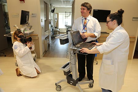 Fellows learn anesthesia blocks at the Cadaver Lab