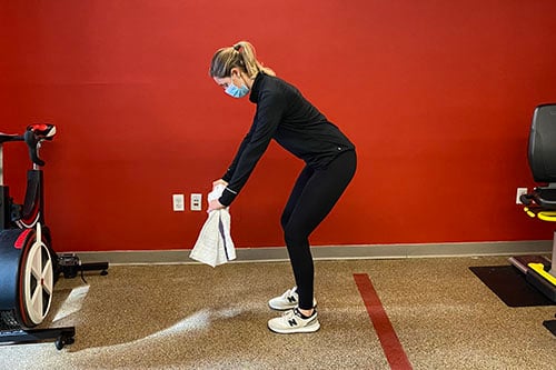 bent over row start position