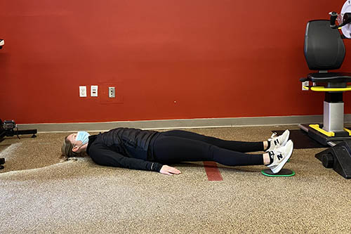 supine hamstring end position