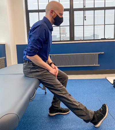 photo of hamstring stretch