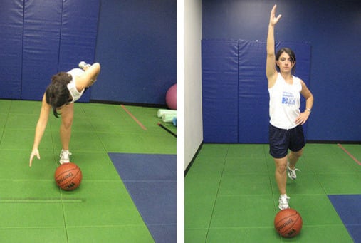 ACL Injury Prevention: Balance - Single leg multiplanar reach with arm and leg
