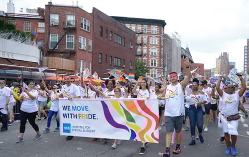 HSS marching at NYC Gay Pride Parade 2018