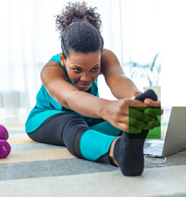 woman exercising 