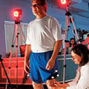 Doctor with patient