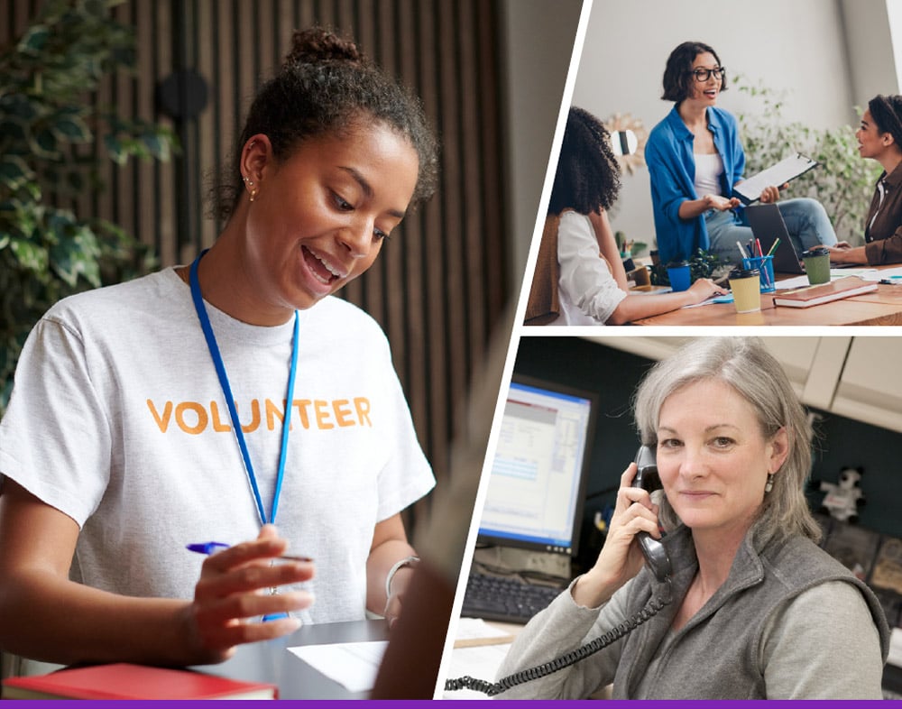 lupus guide collage people woman on phone