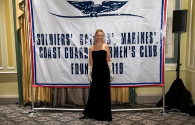 Kathy Trenholm standing tall and happy.