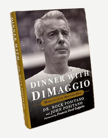 Dinner with DiMaggio book cover.