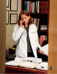 Image of a doctor talking on the phone