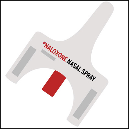 Nalaxone (Narcan) nasal spray.