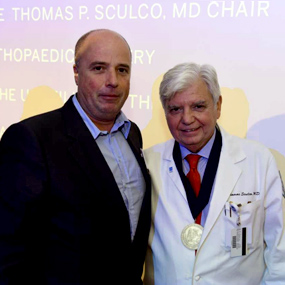 Photo: Dr. Sculco and Andreas Dracopoulos