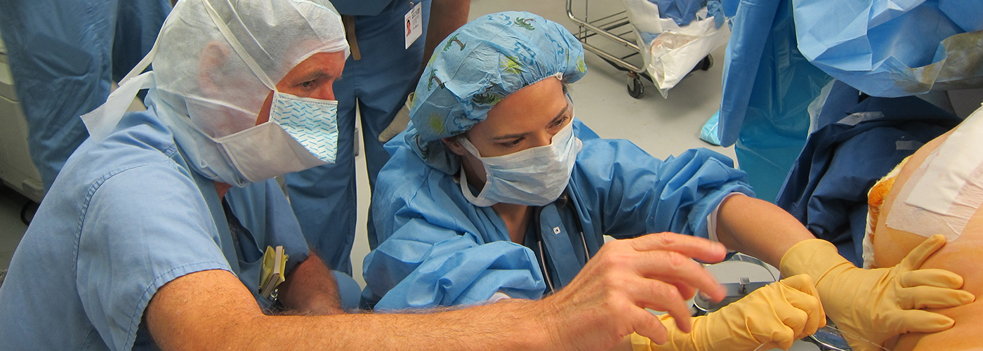 Image Anesthesiologists at Work in the OR