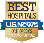 U.S. News Best Hospitals Orthopedics badge