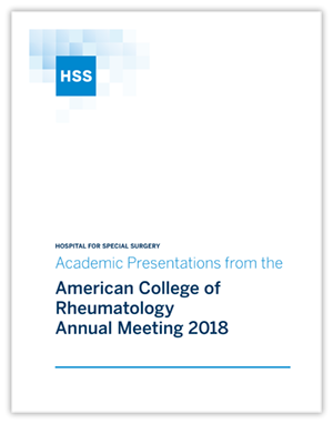 2018 ACR Presentations | HSS