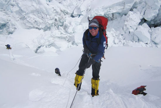 Photo of Don Healy on Mount Everest