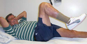 Boyd, Follow up thumbnail image, Limb Lengthening, deformity corrected, alignment, pain-free, arthritis progression slowed