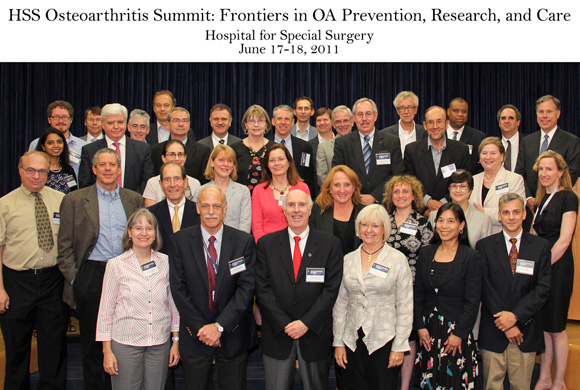 Group photo at the Osteoarthritis Summit