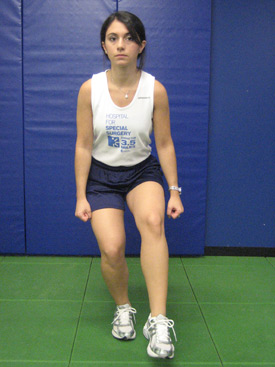 ACL Injury Prevention: Single leg squats