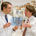 Photo of Carl P. Blobel, MD, PhD and Lionel B. Ivashkiv, MD