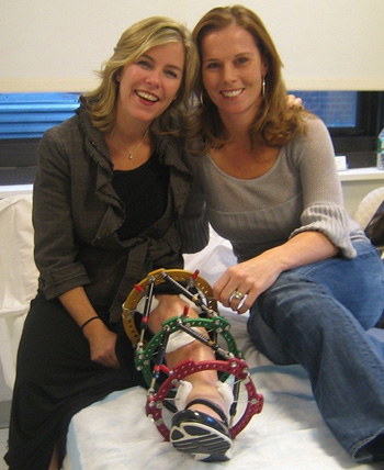 Photo of Erin during treatment