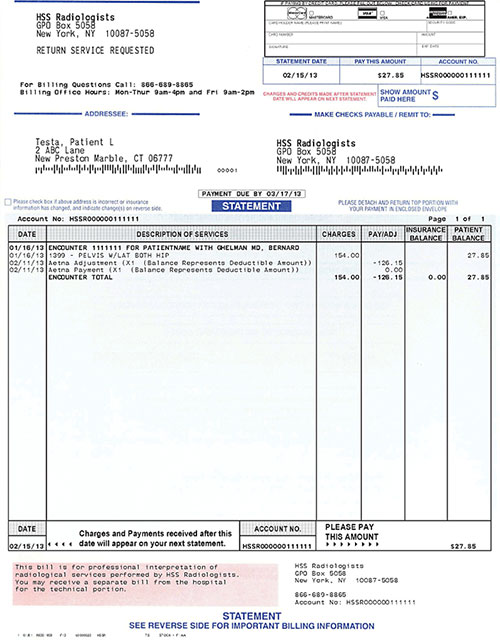 Radiologst bill