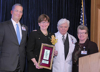 Image - Sherry I. Backus receives 2010 Wholeness of Life award