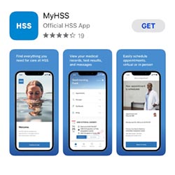 screenshot - MyHSS app
