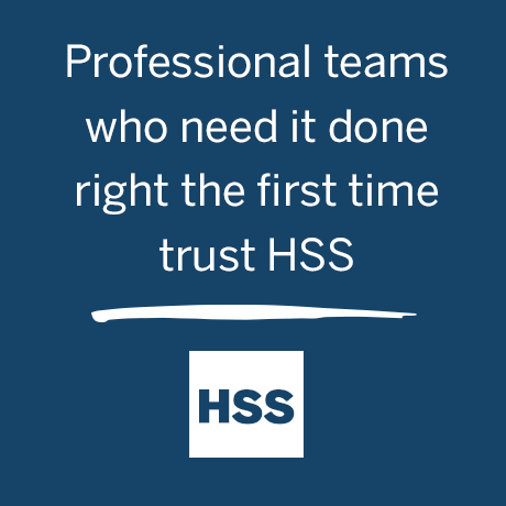 Graphic: Professional teams who need it done right the first time trust HSS