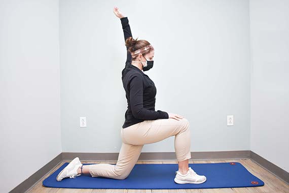 photo of a Half-Kneeling Hip Flexor Stretch
