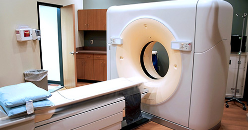 A CT scanner.