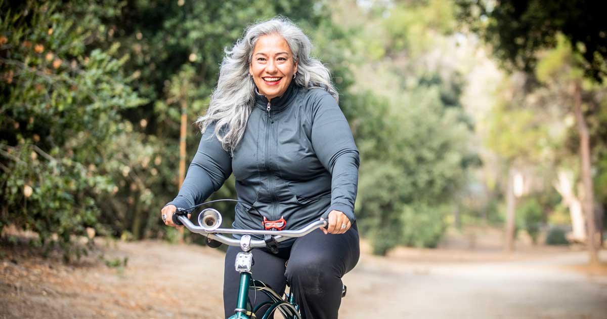 What does riding a bike do deals