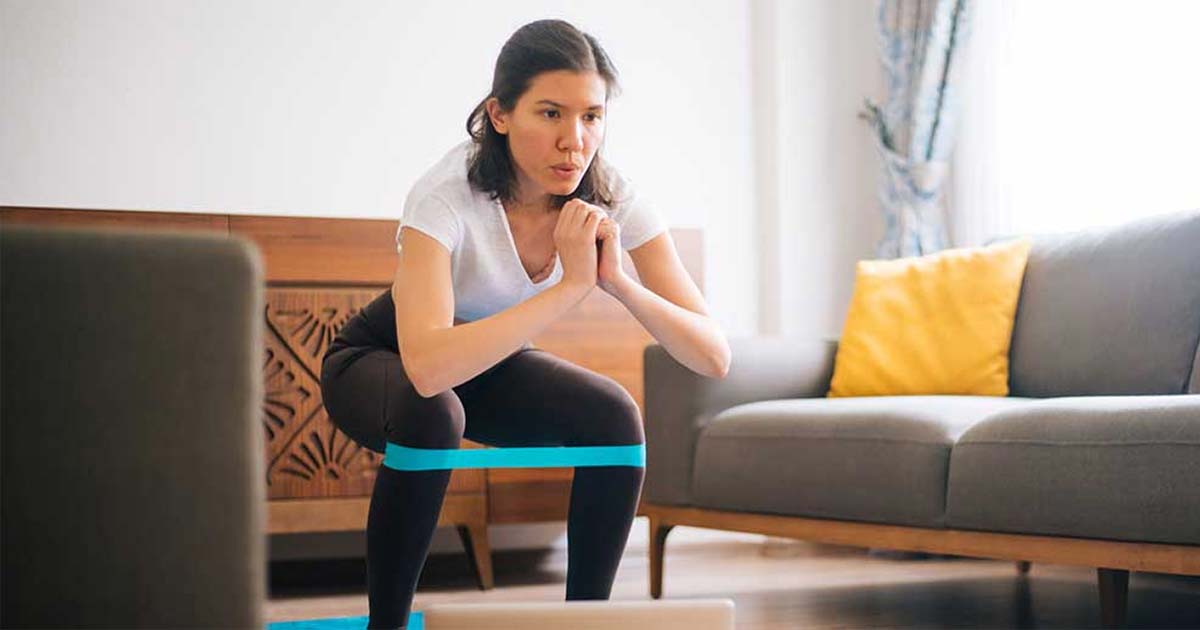 Work Out at Home with Resistance Bands